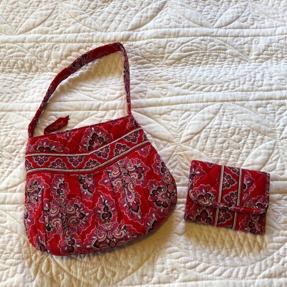 Vera Bradley Retired Pattern Frankly Scarlet Purse